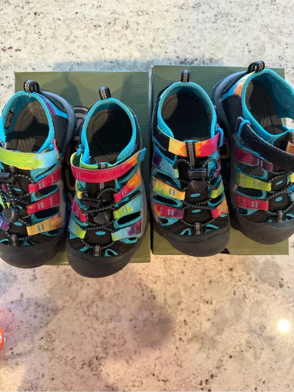 Keen Kids Teal Multicolor Rainbow Sport Sandals